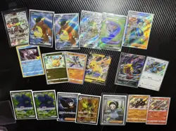 Pikachu Lucario Kangaskhan Glimmora pokemon cards sr lots 19s.Chinese -MR44 - Image 2