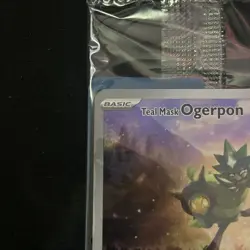 Teal Mask Ogerpon 123 SV: Scarlet & Violet Promo Cards Promo SEALED with divider - Image 2