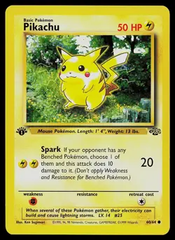 Pokemon Card - Pikachu Jungle 60/64 Common 1st Edition - Image 1