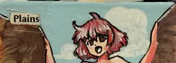 MTG Altered Art Anime Hand Painted Card - Image 1