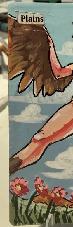 MTG Altered Art Anime Hand Painted Card - Image 2