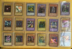 Vintage Yu-Gi-Oh Holographic Foil Card Lot 1996 Great Condition! Rare cards! - Image 2