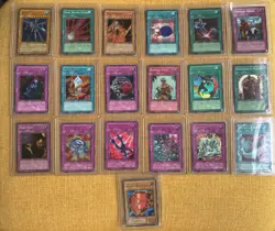 Vintage Yu-Gi-Oh Holographic Foil Card Lot 1996 Great Condition! Rare cards! - Image 3