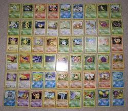 Base Set, Jungle, Fossil Common Uncommon Nearly Complete Set (Missing 1 Card) - Image 1