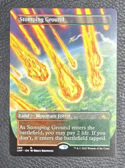 Stomping Ground (Borderless) 280 Unfinity NM MTG Magic Card - Image 1