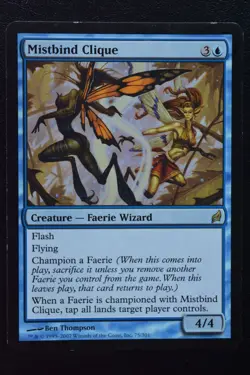 Magic The Gathering MTG MISTBIND CLIQUE Lorwyn LP Lightly Played - Image 1