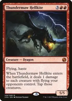 FOIL THUNDERMAW HELLKITE NM! *ICONIC MASTERS* - Image 1