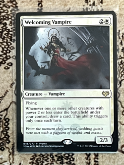 Welcoming Vampire - Media Promos - 46 - #Near Mint Foil Magic the Gathering - Image 1