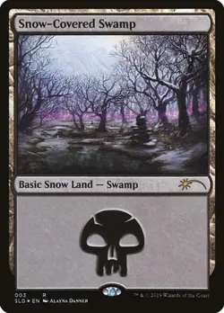 Snow-Covered Swamp (#3) - Foil Secret Lair NM MTG - Image 1