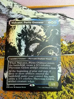 Malcator, Purity Overseer Mtg All Will Be One Foil Extended Art - Image 1
