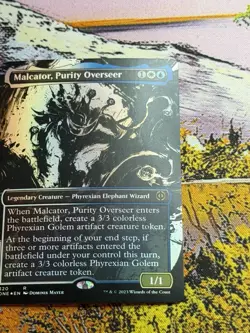Malcator, Purity Overseer Mtg All Will Be One Foil Extended Art - Image 2