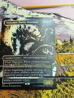Malcator, Purity Overseer Mtg All Will Be One Foil Extended Art - Image 3