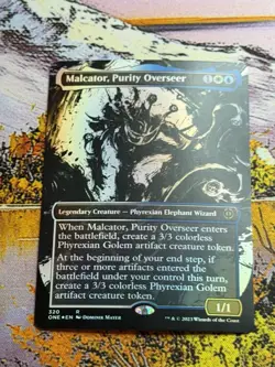 Malcator, Purity Overseer Mtg All Will Be One Foil Extended Art - Image 4