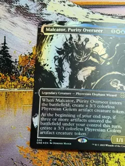 Malcator, Purity Overseer Mtg All Will Be One Foil Extended Art - Image 5