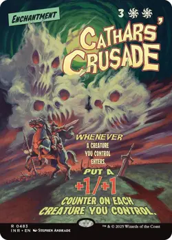 Cathars' Crusade Movie Poster Showcase - Innistrad Remastered (INR) - Near Mint! - Image 1