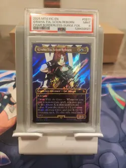 G'raha Tia, Scion Reborn (Borderless) (Surge Foil) Mtg Final Fantasy Psa 9 - Image 1