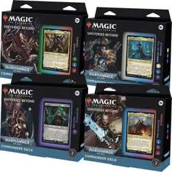 Universes Beyond Warhammer 40K 40,000 Commander Deck Case (Set of 4) MtG Magic - Image 1