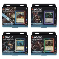 Universes Beyond Warhammer 40K 40,000 Commander Deck Case (Set of 4) MtG Magic - Image 2