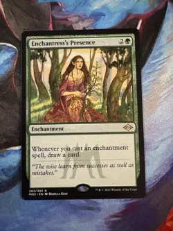 MTG Enchantress's Presence (MH2) Rare Enchantment Near Mint Magic the Gathering - Image 1
