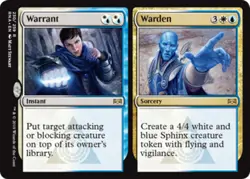 Warrant // Warden - Foil x1 - Ravnica Allegiance - NM-Mint, English - Ravnica Al - Image 1