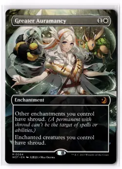 Greater Auramancy (Anime Borderless) 64 Wilds of Eldraine: Enchanting Tales Norm - Image 1
