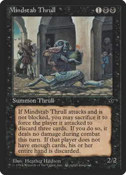 Mindstab Thrull (Hudson) - Fallen Empires (FEM) - MTG Rare English Non Foil - Image 1