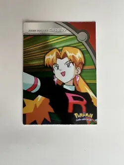 Pokemon Topps Team Rocket Cassidy Foil #HV5 Heroes & Villains Blue Logo - Image 1
