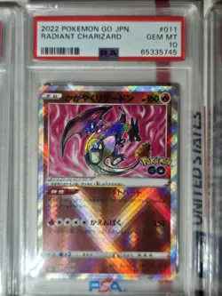 Pokemon GO Japanese Radiant Eevee Charizard Venasaur Blastoise PSA 9 & 10 SEQ - Image 3