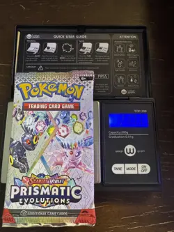 21.71g HEAVY - Pokemon TCG Prismatic Evolution Booster Pack!Possible GOD - Image 1