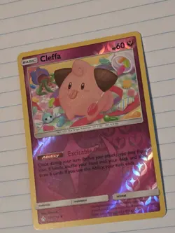 Cleffa 131/214 NM Rev Holo Discontinued Fairy ODDISH Art Unbroken Bonds Pokemon! - Image 2