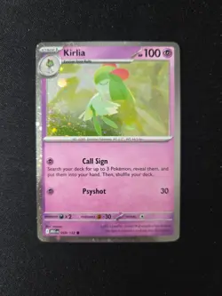 Pokemon TCG Kirlia 059/132 Mega Evolutions Cosmos Holo NM - Image 1