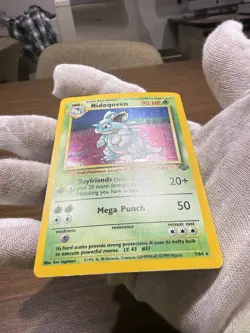 Pokemon TCG Nidoqueen Jungle 7/64 Holo Unlimited Holo Rare - Image 2