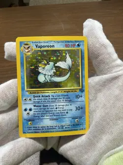Pokemon TCG Vaporeon Jungle 12/64 Holo 1999-2000 Wizards Base Set - NM - Image 1