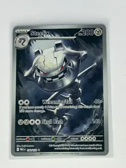 Pokemon Steelix Illustration Rare Mega Evolution 150/132 NM - Image 1