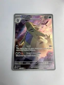 Pokemon TCG Tyranitar Scarlet & Violet Paldea Evolved 222/193 NM IR - Image 1