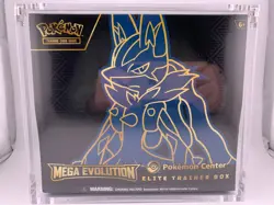 Pokemon TCG Mega Evolution Pokemon Center ETB Elite Trainer Box Lucario - Image 1