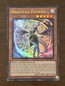 Dracotail Faimena JUSH-EN002 Justice Hunters 1st Edition Ultra Rare VLP - Image 1
