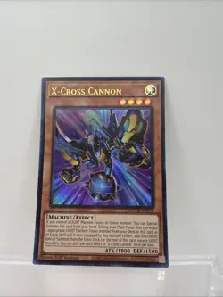Yu-Gi-Oh Maze of the Master X-Cross Cannon MZTM-EN018 Ultra Rare 1st Edition NM - Image 1