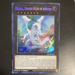 Yu-Gi-Oh! Konami Chasma, Dragon Ruler of Auroras Xyz/Effect 1st Ed 2020 Holo - Image 1