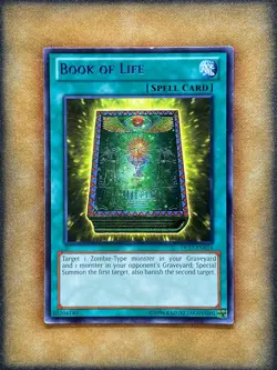 Yugioh Book of Life DL17-EN014 Duelist League Rare BLUE LP - Image 1