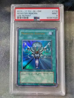 Monster Reborn LOB-118 Legends of Blue Eyes 2010 PSA 9 - Image 1