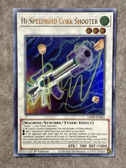 Yugioh! Hi-Speedroid Cork Shooter - LED8-EN004 - Ultra Rare - 1st Edition Near M - Image 1