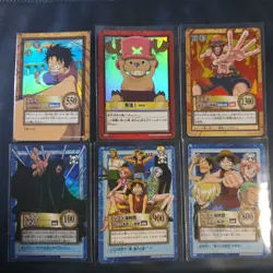 One Piece Hyper Battle Carddass 6 Card Set Early Version - Image 1
