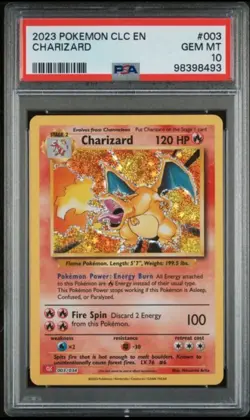 2023 POKEMON CLC-TRADING CARD GAME CLASSIC #003 CHARIZARD PSA 10 - Image 1