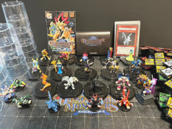 Yu-Gi-Oh Dungeon Dice Monsters Red-Eyes Black Dragon DDM Card Figure Set - Image 1