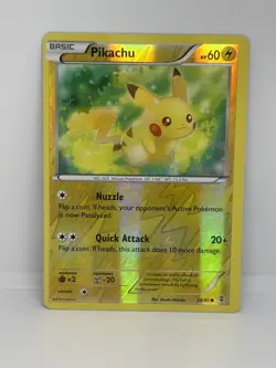 2016 Pokemon Generations Pikachu 26/83 Reverse Holo HP60 TCG Card - Image 1