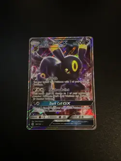Umbreon GX 80/149 Ultra Rare SM Base Set Near Mint Pokemon Card - Image 1
