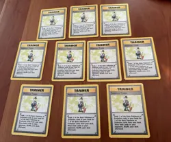 1999 Pokemon Pokemon Trader 77/102 Base Unlimited Rare Nrmt Lot Of 10 Cards - Image 1