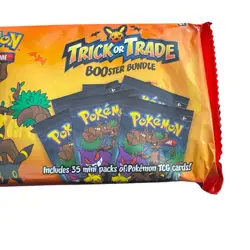 Pokemon Cards TCG Halloween 2024 Trick or Trade BOOster Bundle 35 Mini Packs NEW - Image 2