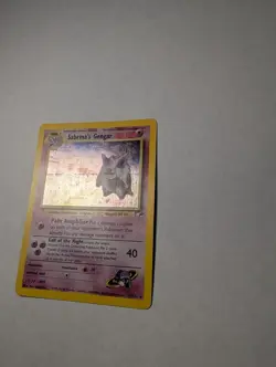 Pokemon TCG Gym Heroes Sabrina's Gengar Holo Rare Card 14/132 Unlimited - Image 3